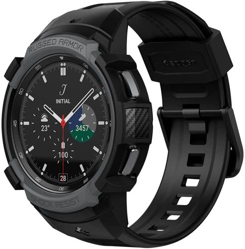 Spigen Rugged Armor Pro Θήκη Samsung Galaxy Watch Classic 4 46mm - Charcoal Grey (ACS03652)