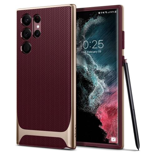 Spigen Θήκη Neo Hybrid Samsung Galaxy S22 Ultra 5G - Burgundy (ACS04382)