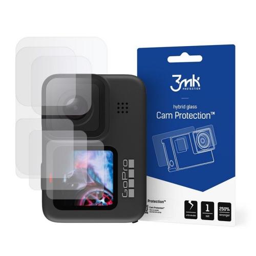 3MK Glass Camera Protector - Υβριδικό Αντιχαρακτικό Προστατευτικό Γυαλί GoPro HERO 11 / 10 / 9 - Black (74028)