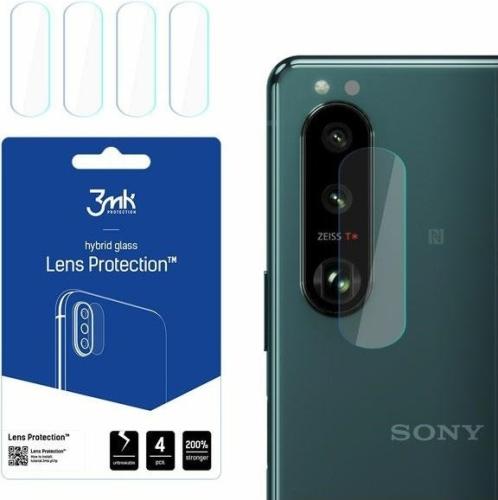 3MK Hybrid Glass Camera Protector - Αντιχαρακτικό Υβριδικό Προστατευτικό Γυαλί για Φακό Κάμερας Sony Xperia 1 III - 4 Τεμάχια (5903108389655)