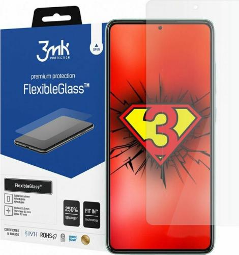 3MK Premium Flexible Glass - Αντιχαρακτικό Υβριδικό Προστατευτικό Γυαλί Οθόνης - Samsung Galaxy A52 / A52s 5G - 0.3mm (5903108343749)