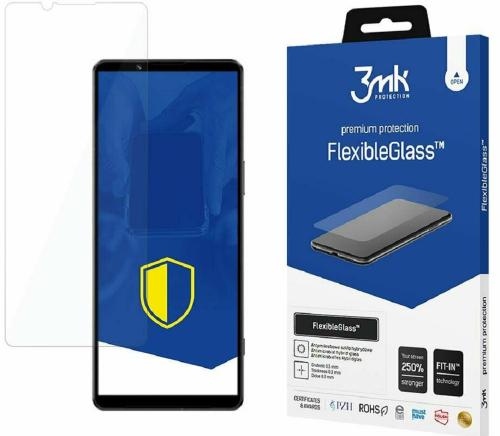 3MK Premium Flexible Glass - Αντιχαρακτικό Υβριδικό Προστατευτικό Γυαλί Οθόνης - Sony Xperia 1 IV - 0.3mm (5903108477130)