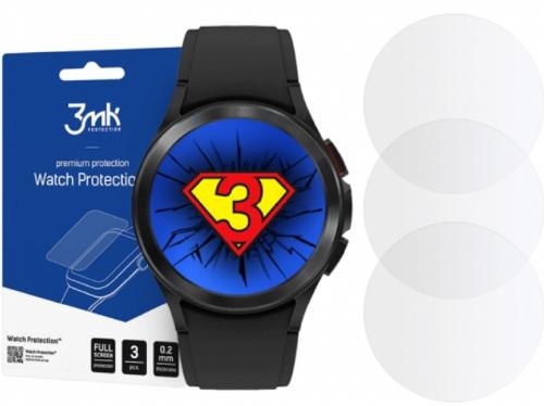 3MK Premium Flexible Glass - Αντιχαρακτικό Υβριδικό Προστατευτικό Γυαλί - Samsung Galaxy Watch Classic 4 42mm - 0.2mm - 3 Τεμάχια (5903108435185)