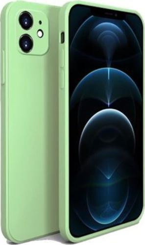 Bodycell Square Liquid Θήκη Σιλικόνης - Apple iPhone 11 - Light Green (5206015064937)