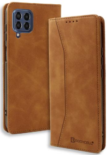 Bodycell Θήκη - Πορτοφόλι Samsung Galaxy M53 - Brown (5206015017070)