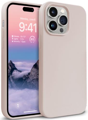 Crong Color Θήκη Premium Σιλικόνης Apple iPhone 14 Pro - Pink Sand (CRG-COLR-IP1461P-PNK)