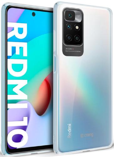 Crong Slim Διάφανη Θήκη Σιλικόνης Xiaomi Redmi 10 - 0.8mm - Transparent (CRG-CRSLIM-XRMI10-TRS)