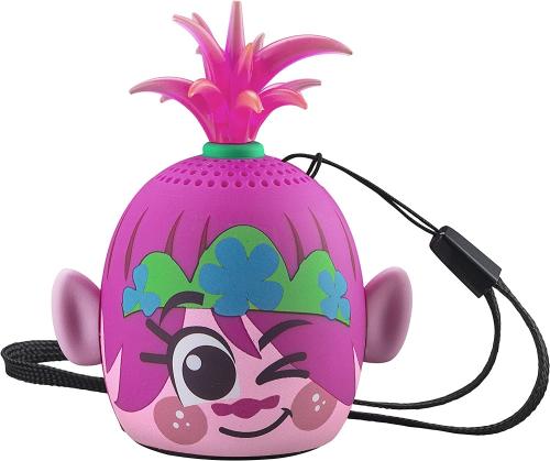 eKids iHome DreamWorks Trolls World Tour - Ασύρματο Φορητό Bluetooth Ηχείο για Παιδιά με Λουράκι Καρπού - Poppy / Pink / Purple (092298949147)
