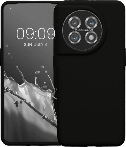 KWmobile Soft Flexible Rubber Cover - Θήκη Σιλικόνης OnePlus 11 - Black (60787.01)