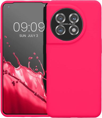 KWmobile Soft Flexible Rubber Cover - Θήκη Σιλικόνης OnePlus 11 - Neon Pink (60787.77)