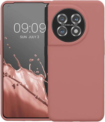 KWmobile Soft Flexible Rubber Cover - Θήκη Σιλικόνης OnePlus 11 - Winter Rose (60787.193)