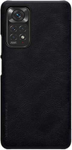 Nillkin Qin Leather Case - Flip Θήκη Πορτοφόλι Xiaomi Redmi Note 11 / 11S - Black (6902048245631)