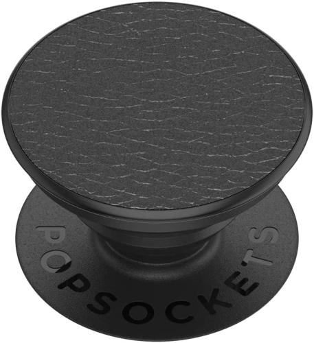 PopSocket Premium - Black Pebbled Vegan Leather (802860)