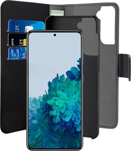 Puro Θήκη - Πορτοφόλι Wallet Detachable 2 in 1 - Samsung Galaxy S21 5G - Black (SGS21BOOKC3-BLK)