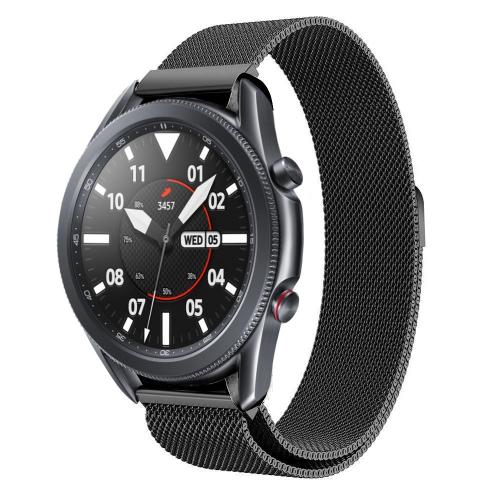 Tech-Protect Μεταλλικό Λουράκι (22mm) Milaneseband Samsung Galaxy Watch 3 45mm - Black (72197)