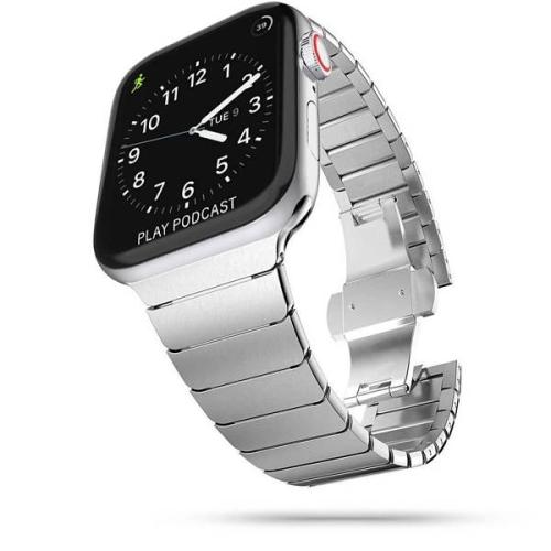 Tech-Protect Μεταλλικό Λουράκι Linkband - Apple Watch Ultra/SE/8/7/6/5/4 (49/45/44mm) - Silver (5906735412758)