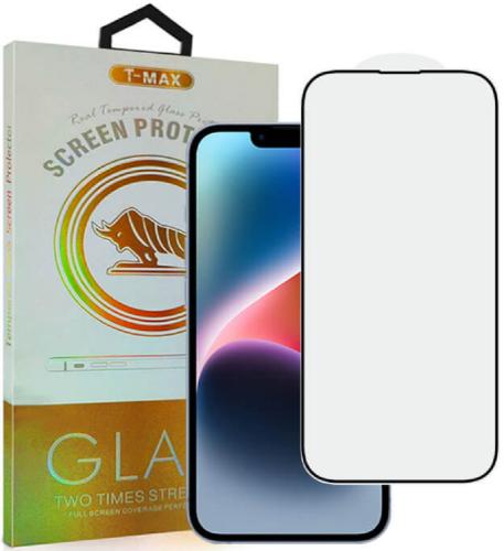 T-Max Premium 3D Tempered Glass Full Glue Fluid Despensing - Αντιχαρακτικό Γυαλί Οθόνης Apple iPhone 14 Plus - Black (5206015066658)