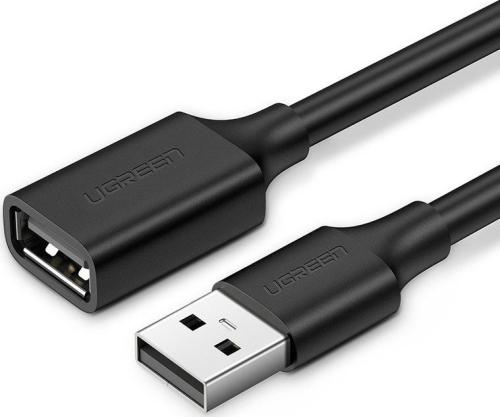 Ugreen USB 2.0 Καλώδιο Επέκτασης USB-A (Male) σε USB-A (Female) - 200cm - Black (10316)