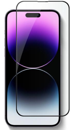 Vivid Full Face Tempered Glass - Αντιχαρακτικό Γυαλί Οθόνης Apple iPhone 14 Pro - Black (VITEMP297BK)