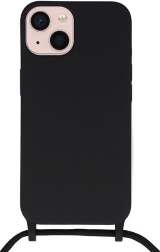 Vivid Silicone Lace - Θήκη Σιλικόνης με Λουράκι Λαιμού - Apple iPhone 13 - Black (VISILACE196BK)
