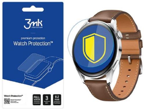 3MK ARC+ Screen Protector - Μεμβράνη Προστασίας Οθόνης Huawei Watch 3 - 3 Τεμάχια (5903108406826)