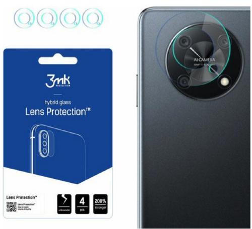 3MK Hybrid Glass Camera Protector - Αντιχαρακτικό Υβριδικό Προστατευτικό Γυαλί για Φακό Κάμερας Huawei Nova Y90 - 4 Τεμάχια (5903108486545)