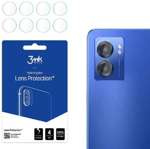 3MK Hybrid Glass Camera Protector - Αντιχαρακτικό Υβριδικό Προστατευτικό Γυαλί για Φακό Κάμερας Realme Narzo 50 5G - 4 Τεμάχια (5903108481571)