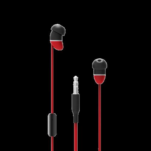 Allocacoc Earbeans Bass Handsfree Ακουστικά - Red (10815RD)