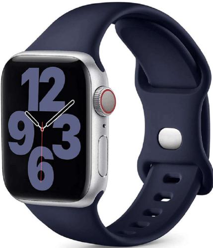 Alogy Λουράκι Σιλικόνης Sports Strap - Apple Watch SE/8/7/6/5/4 (41/40mm) - Navy Blue (5907765644034)