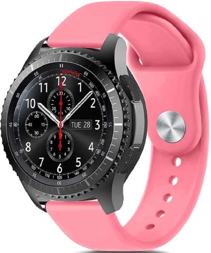 Alogy Sport Strap - Universal Λουράκι Σιλικόνης για Smartwatches (20mm) - Pink Sand (5907765680841)