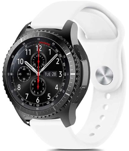 Alogy Sport Strap - Universal Λουράκι Σιλικόνης για Smartwatches (20mm) - White (5907765680827)
