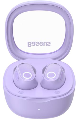 Baseus TWS Bowie WM02 - Ασύρματα Ακουστικά Bluetooth Με Θήκη Φόρτισης - Purple (NGTW180005)