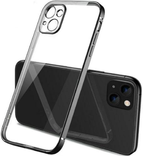 Bodycell HD Διάφανη Θήκη Σιλικόνης Apple iPhone 13 mini - Black (5206015067259)