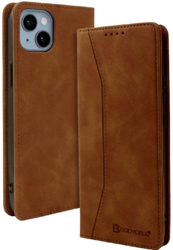 Bodycell Θήκη - Πορτοφόλι Apple iPhone 14 Plus - Brown (5206015013997)