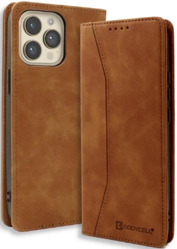 Bodycell Θήκη - Πορτοφόλι Apple iPhone 14 Pro - Brown (5206015014659)