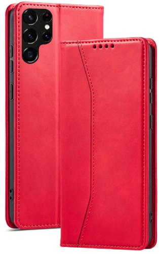 Bodycell Θήκη - Πορτοφόλι Samsung Galaxy S22 Ultra 5G - Red (5206015058493)