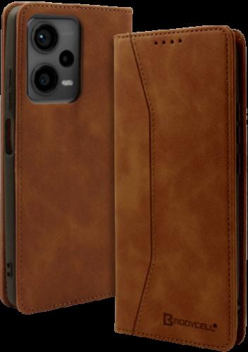 Bodycell Θήκη - Πορτοφόλι Xiaomi Redmi Note 12 Pro Plus - Brown (5206015019630)