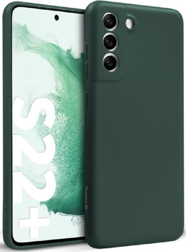 Crong Color Θήκη Premium Σιλικόνης Samsung Galaxy S22 Plus 5G - Green (CRG-COLR-SGS22P-GRN)