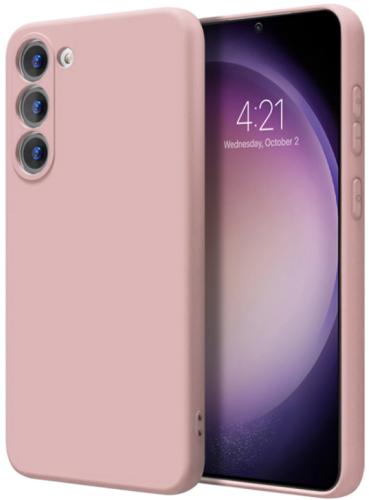 Crong Color Θήκη Premium Σιλικόνης Samsung Galaxy S23 Plus - Pink (CRG-COLR-SGS23P-PNK)