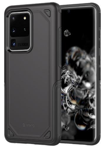 Crong Defender Σκληρή Θήκη Samsung Galaxy S20 Ultra - Black (CRG-DFC-SGS20U-BLK)