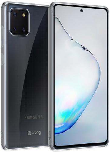 Crong Slim Διάφανη Θήκη Σιλικόνης Samsung Galaxy Note 10 Lite - 0.8mm - Clear (CRG-CRSLIM-SGN10L-TRS)