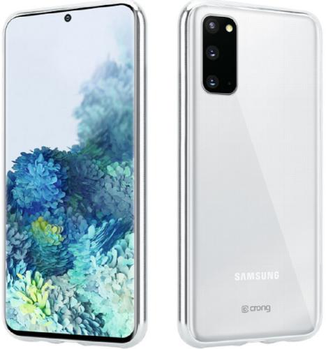 Crong Slim Διάφανη Θήκη Σιλικόνης Samsung Galaxy S20 - 0.8mm - Clear (CRG-CRSLIM-SGS20-TRS)