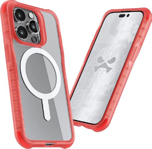 Ghostek Covert 6 - Διάφανη Ανθεκτική Αντιμικροβιακή Θήκη MagSafe - Apple iPhone 14 Pro - Pink (GHOCAS3153)