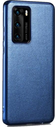 iCarer Grained Series Δερμάτινη Θήκη Huawei P40 - Royal Blue (XHP40001-BU)