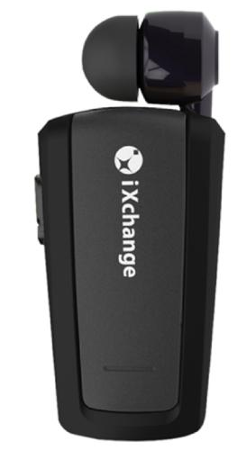 iXchange Mini Retractable - Bluetooth Μονό Ακουστικό - Black (UA25XBIXBK02)