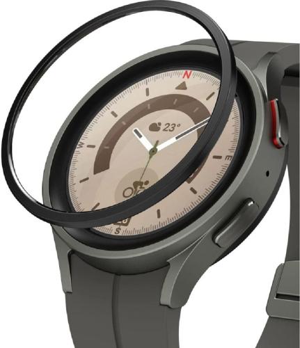 Ringke Bezel Styling - Στεφάνη Προστασίας από Ανοξείδωτο Ατσάλι - Samsung Galaxy Watch 5 Pro 45mm - Black (8809881261911)