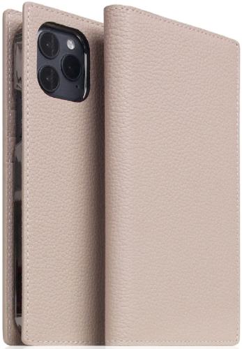 SLG Design D8 Full Grain Leather - Δερμάτινη Θήκη Flip Apple iPhone 13 Pro Max - Light Cream (SD-D8G-DC-IP13PM-LC)