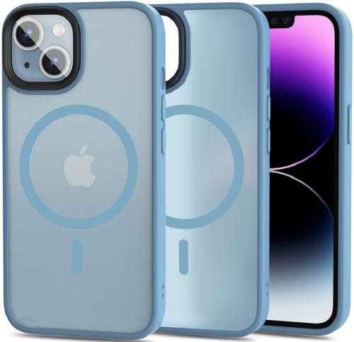 Tech-Protect MagMat - Σκληρή Θήκη MagSafe Apple iPhone 14 - Matte Sierra Blue (9490713933114)