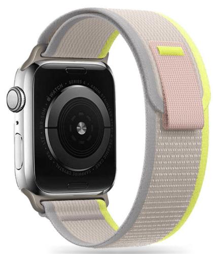 Tech-Protect Nylon Λουράκι - Apple Watch Ultra/SE/8/7/6/5/4 (49/45/44mm) - Beige (9490713929759)