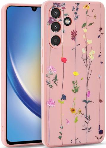 Tech-Protect Θήκη Σιλικόνης Mood - Samsung Galaxy A34 - Garden Pink (9490713932049)